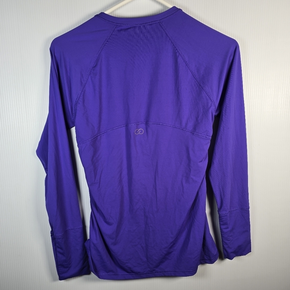 NWOT Calia By Carrie Underwood Purple Long Sleeve Quarter Zip Pullover Size S - Picture 2 of 9